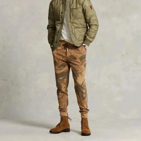 Polo Ralph Lauren Denim & Supply Camo Fleece Jogger Pant sz M - Picture 11 of 12
